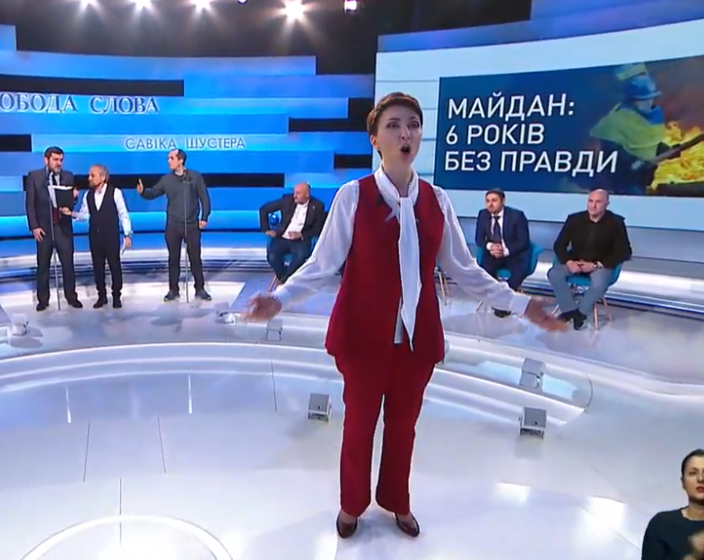 Лукаш выдала циничную историю о Майдане и устроила скандал у Шустера (Видео)