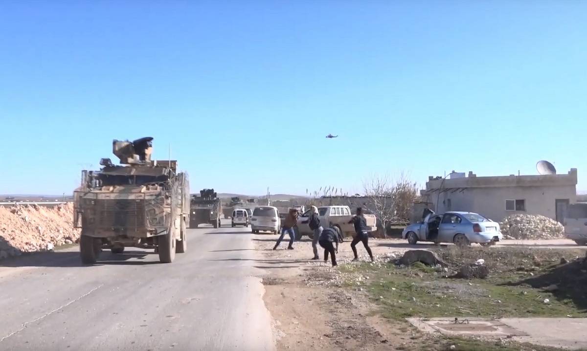 В Идлибе взорвали совместный турецко-российский патруль (Видео)