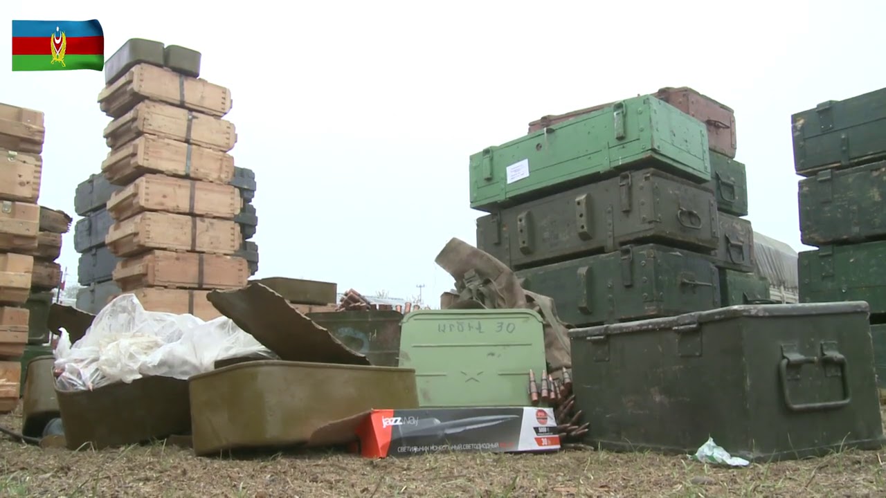 Азербайджан захватил технику и оружие армянской армии в Карабахе: видео с трофеями