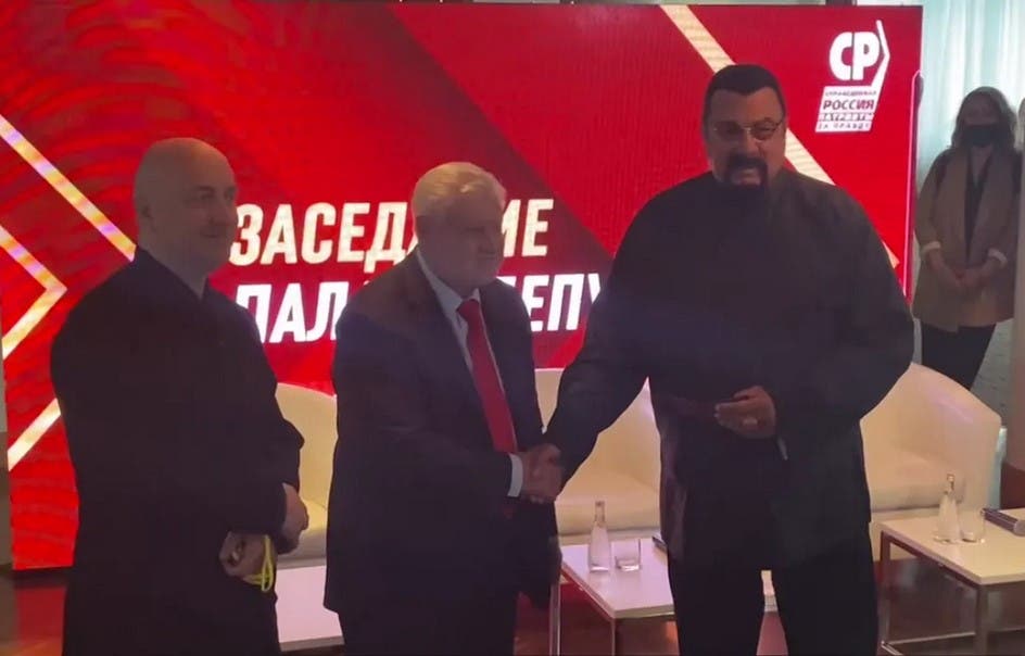 Стивен Сигал вступил в партию боевика Прилепина