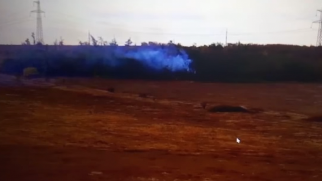 Воины ДНР сожгли свой блиндаж. Бойцы ВСУ опубликовали видео