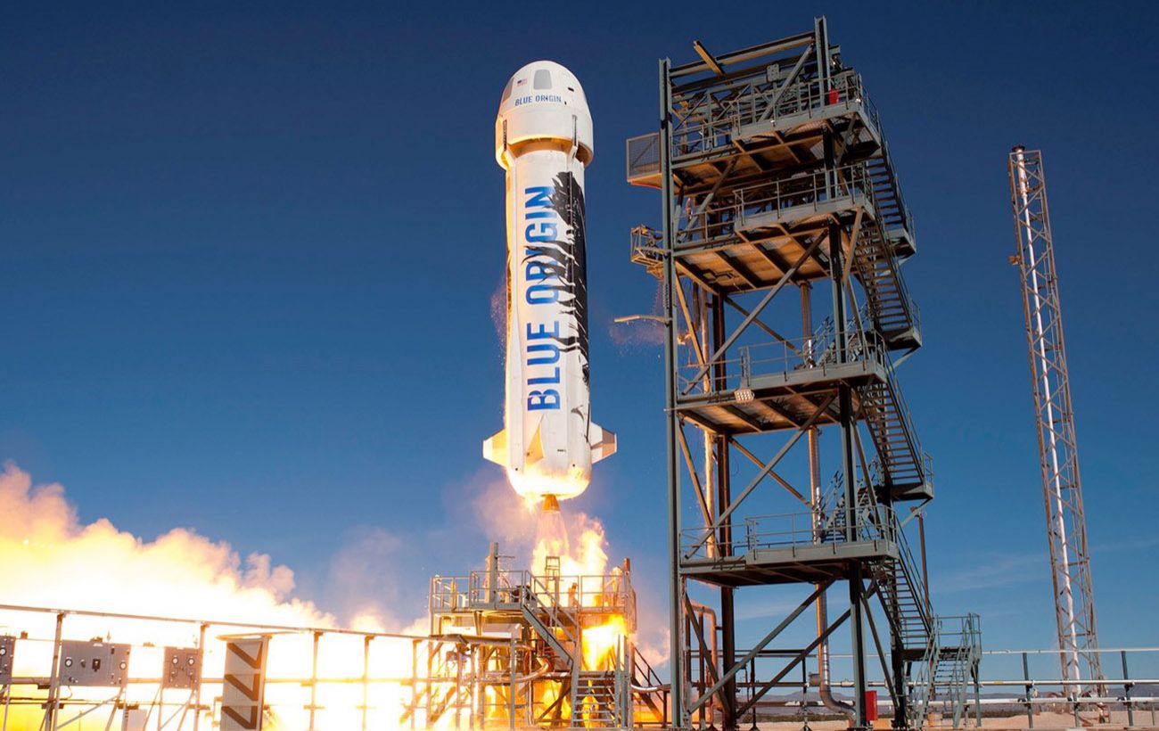 Корабль New Shepard компании Blue Origin совершил еще один успешный суборбитальный полет с туристами