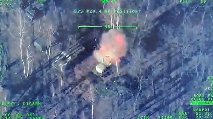 Залужный опубликовал видео уничтожения российского "Бука" беспилотником Bayraktar в Киевской области