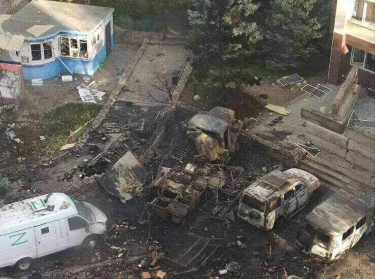 Взрывы в Энергодаре: ночью горела территория гостиницы ЗАЭС с оккупантами