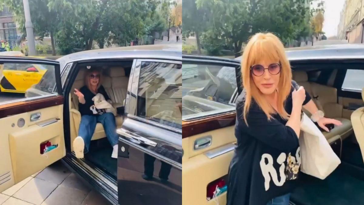Алла Пугачева вернулась в Москву (Видео)