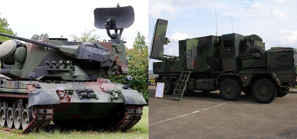 Германия передала Украине пять САУ Gepard и радар по обнаружению артиллерии COBRA