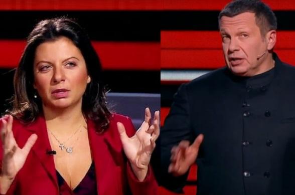 Симоньян и Соловьев размечтались об ударах по Украине и назвали гражданскую инфраструктуру как "приоритетные цели". Видео