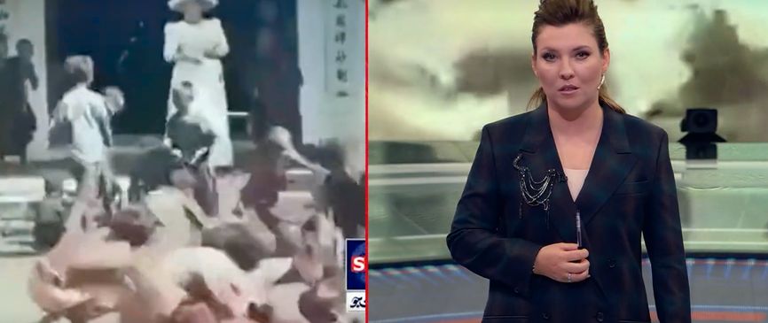 Пропагандистка Скабеева выдала фильм 1899 года за реальное видео с королевой Елизаветой ІІ