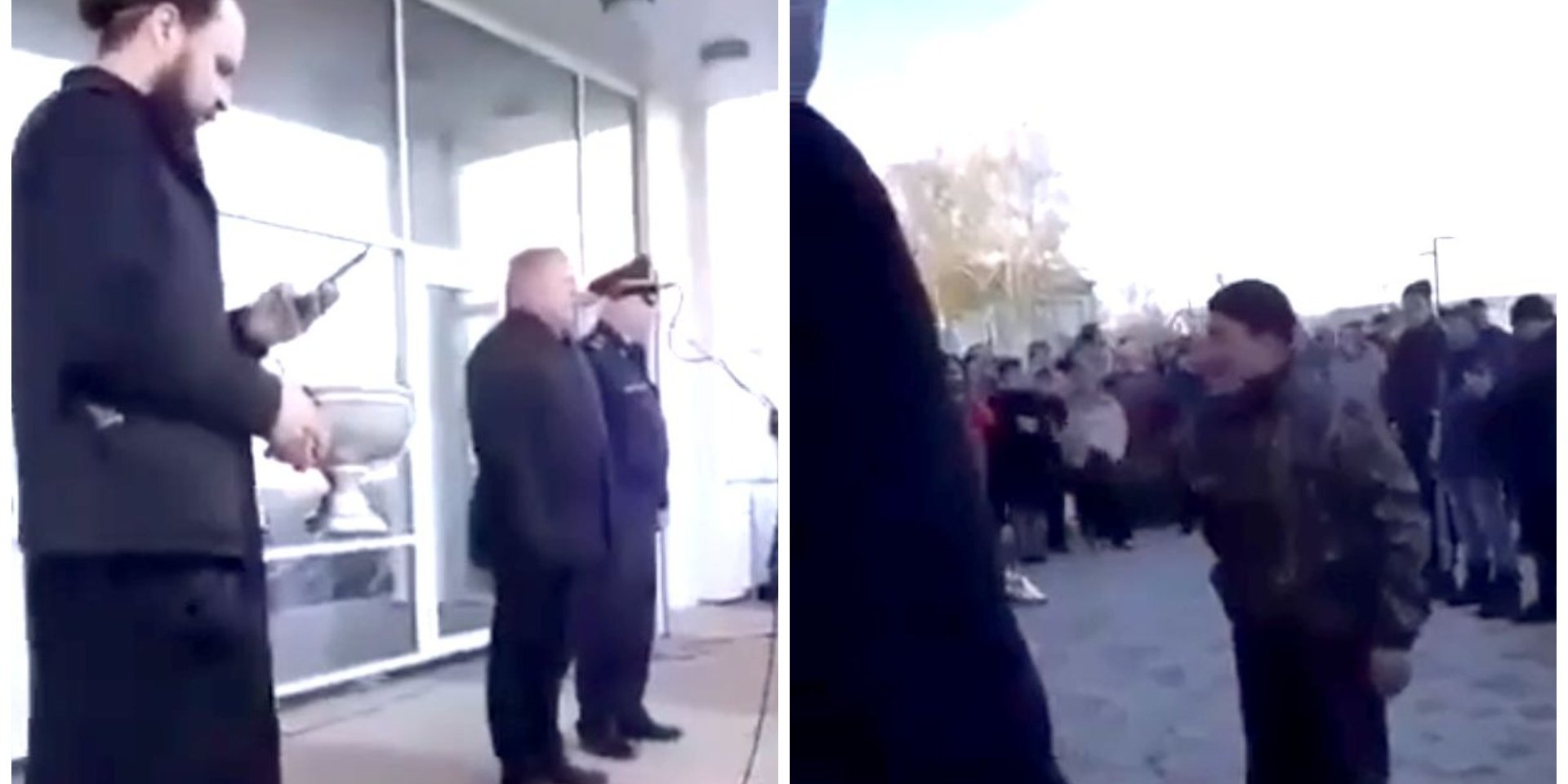"Мы мясо! Нас будут убивать!": в РФ мобилизованный разрыдался во время выступления главы района. ВИДЕО
