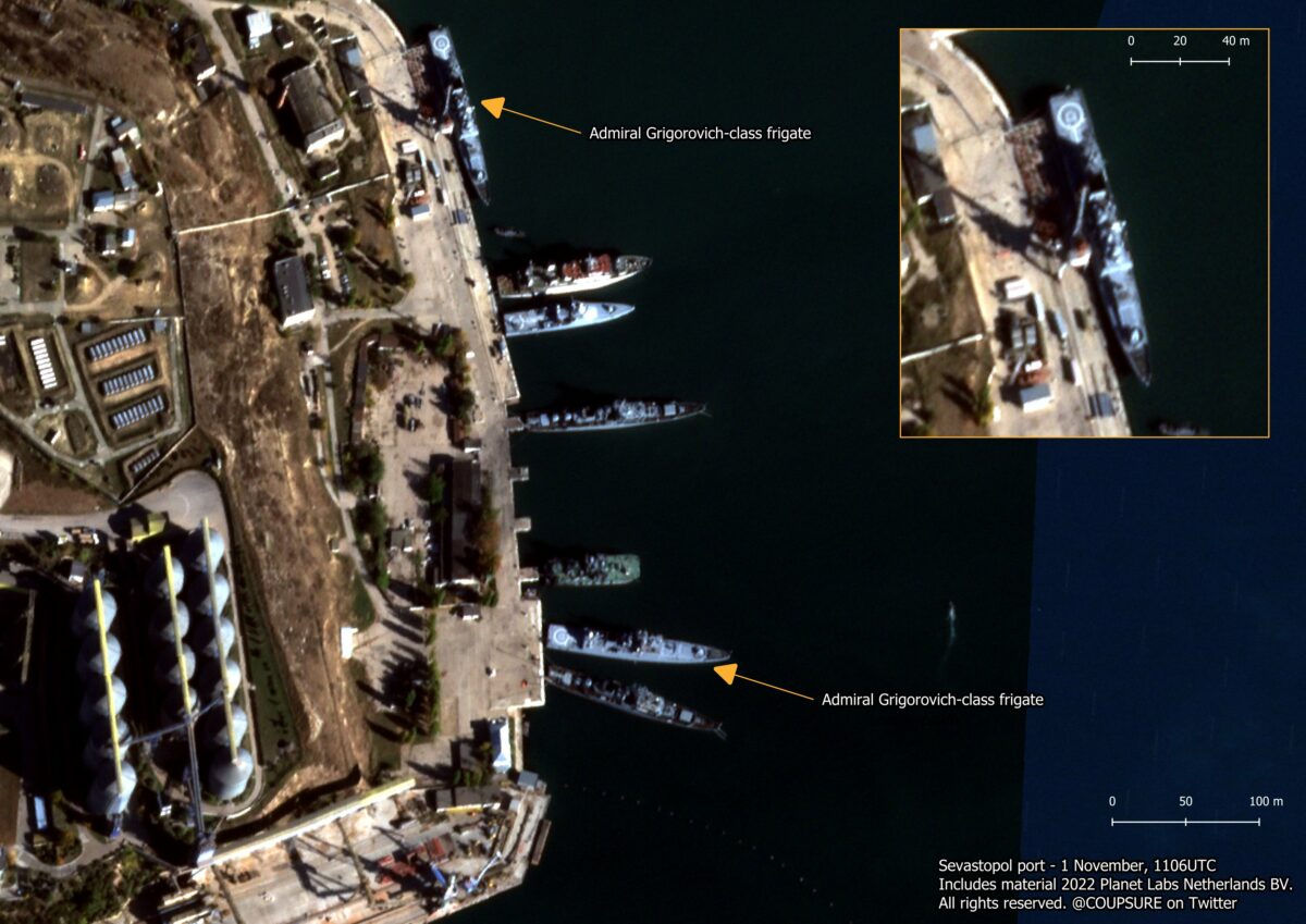 Атака дронов на флот РФ в Севастополе: Появились спутниковые снимки