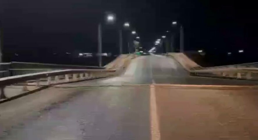 ✔️ВСУ "демилитаризовали" мост между Мелитополем и Константиновкой, по которому оккупанты перебрасывали технику на Запорожье. Видео