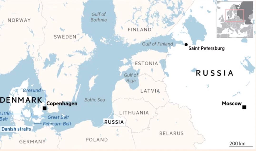 Дания может блокировать больше половины российских морских поставок нефти
