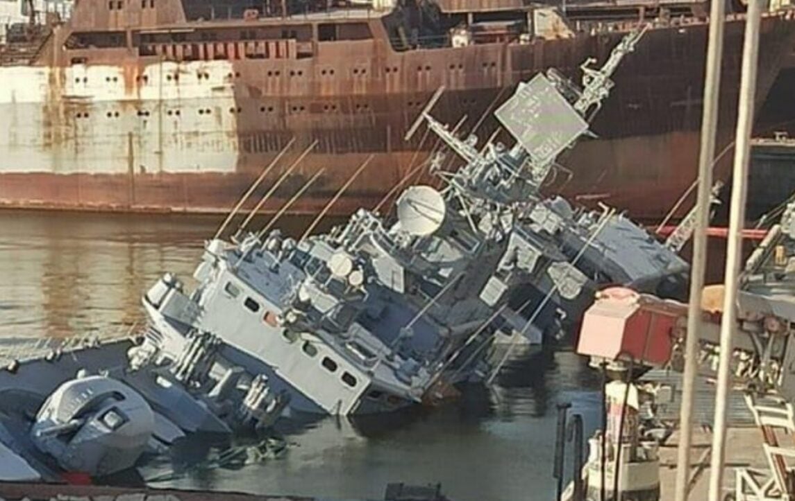 Коммандующий рассказал, кто принял решение затопить фрегат «Гетман Сагайдачный»