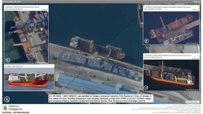 Британия предоставила ООН фотодоказательства поставок в Россию оружия КНДР