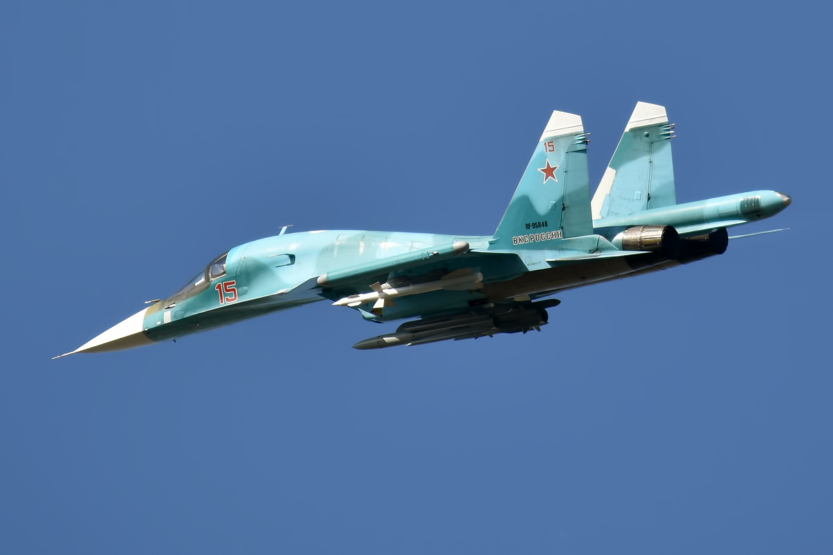 Стало известно о потере россиянами еще одного истребителя Су-34