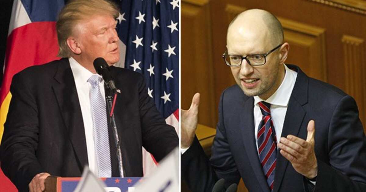 "Сценарий практически с нулевой вероятностью". Яценюк заявил, что Трамп не капитулирует перед РФ