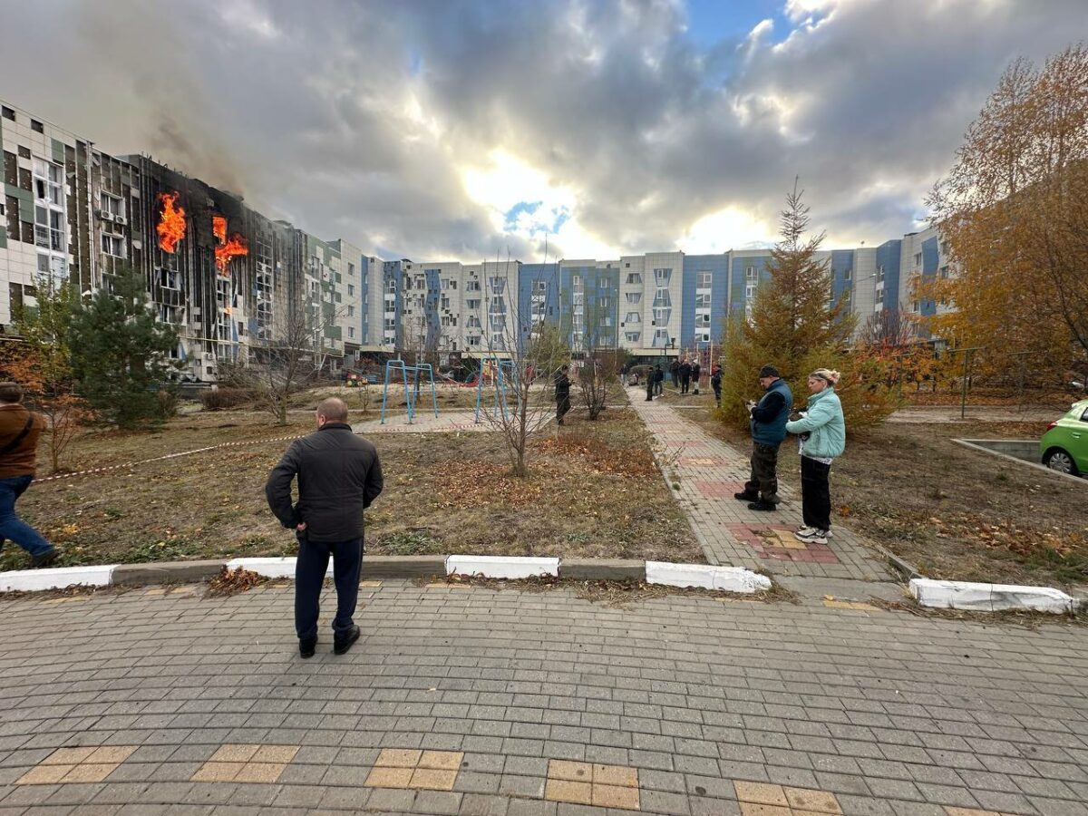 СМИ: Жилой дом в Белгороде 5 ноября был атакован российским «Шахедом»