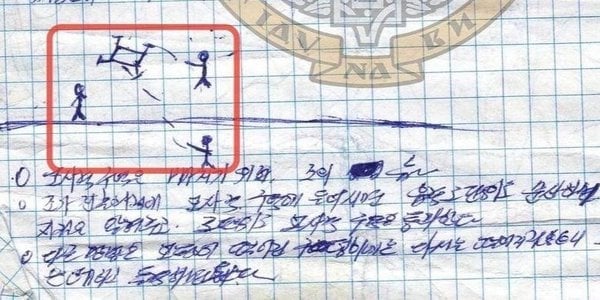 Как поймать дрон ВСУ на живца: ССО показали блокнот ликвидированного бойца КНДР