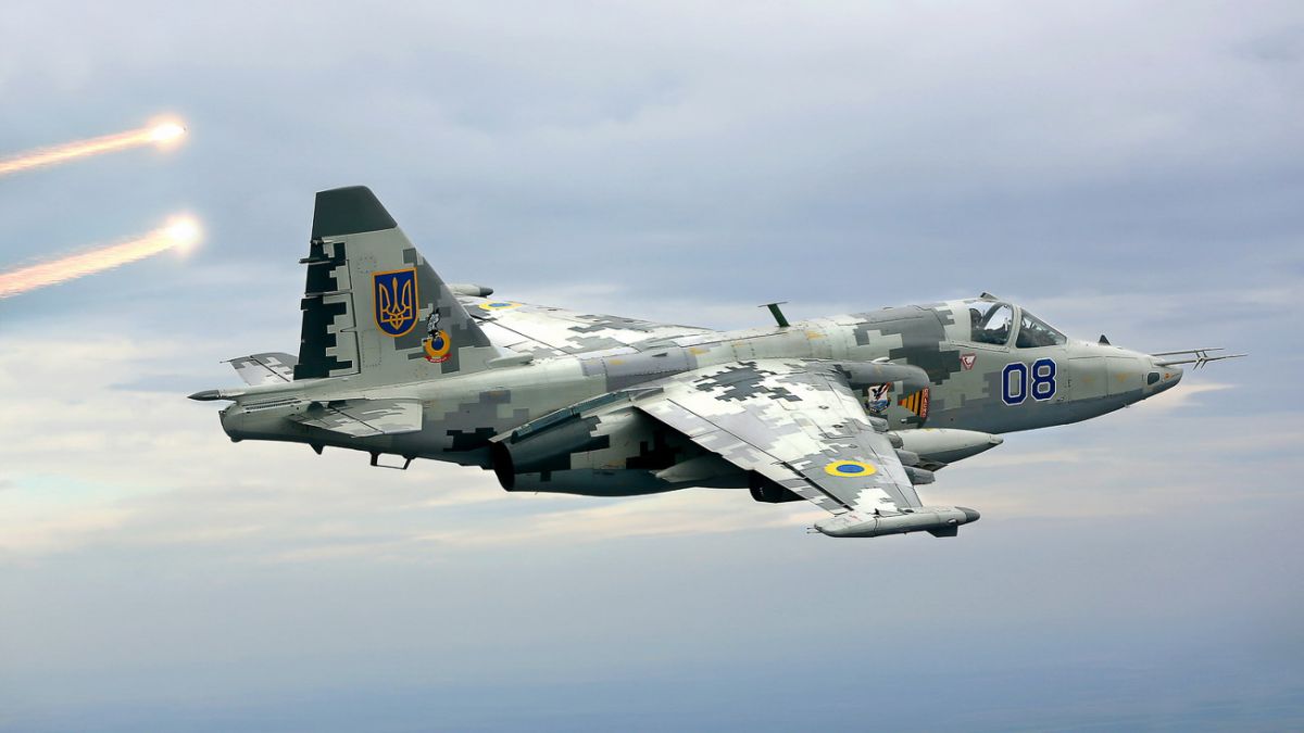 Украинские Су-25 впервые применили бомбы Hammer