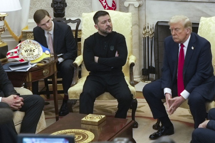 Зеленский не знает, где пояс Усика, который он привозил Трампу