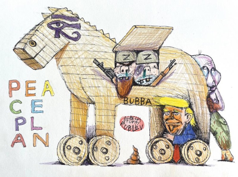 Люди разное говорят насчет его роли в мирных переговорах…