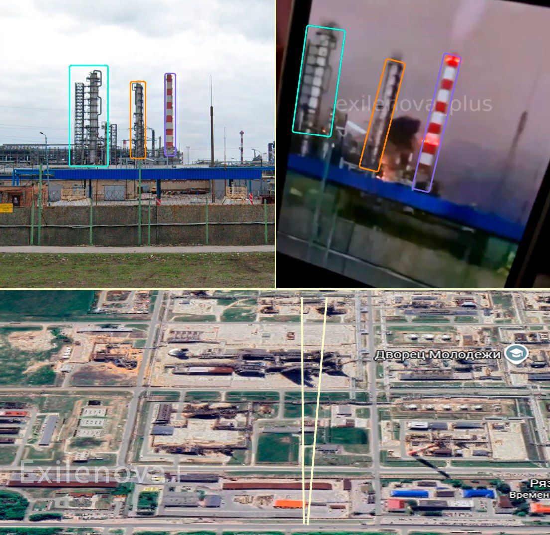 Силы обороны поразили Рязанский НПЗ и завод по производству корпусов для снарядов