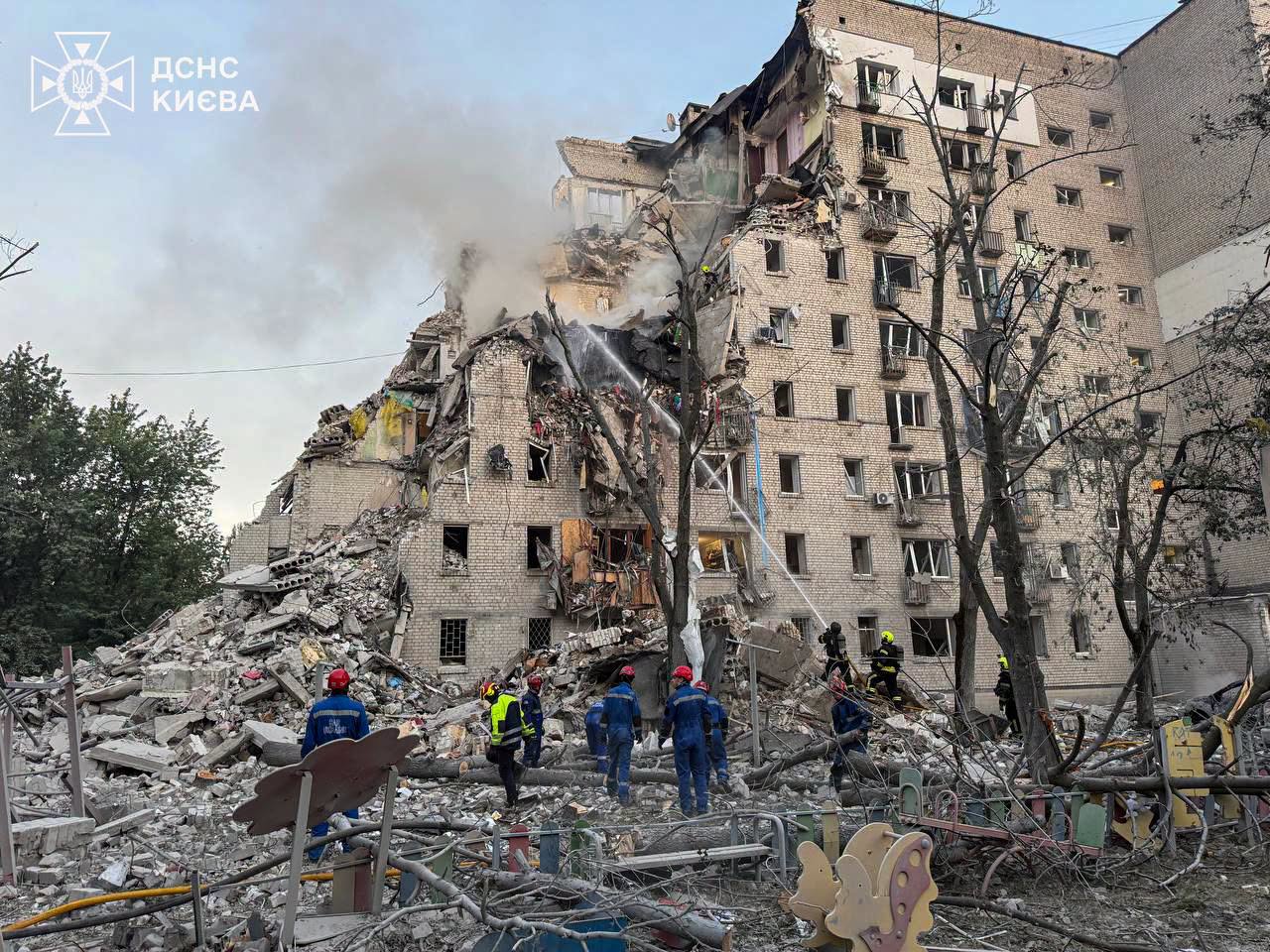 Россия выпустила по Украине 570 воздушных целей, ПВО уничтожила 524. Основная цель — Киев
